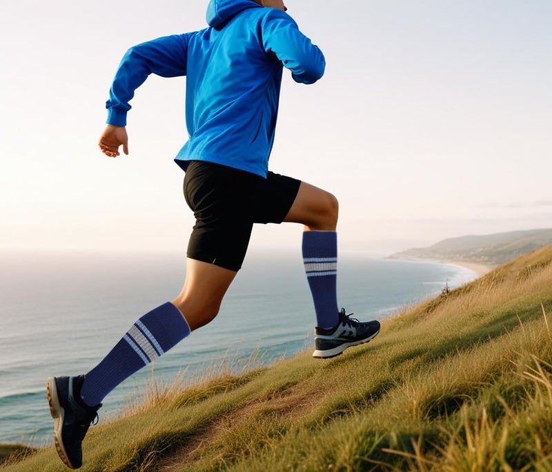 Dr Motion Outdoor Compression Knee-High Socks For Men - Image 2